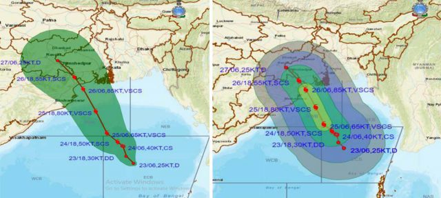 ପାରାଦୀପ ଆଡକୁ ମୁହାଁଉଛି ବାତ୍ୟା ‘ୟାସ୍’ Cyclone Yaas