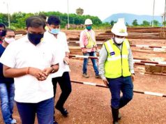 ଧାର୍ଯ୍ୟ ସମୟରେ ଷ୍ଟାଡିୟମ କାର୍ଯ୍ୟ ସାର