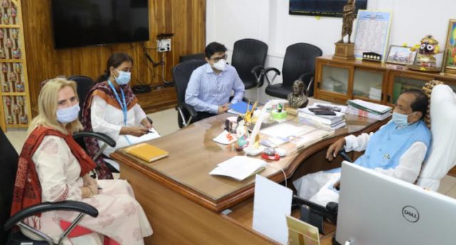 ବାଚସ୍ପତିଙ୍କୁ ଭେଟିଲେ ୟୁନିସେଫ ପ୍ରତିନିଧି