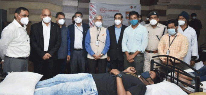 ଆଇଟିଇଆରରେ ରକ୍ତଦାନ ଶିବିର