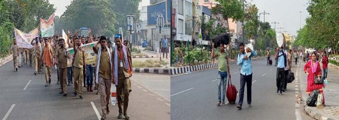 ଡ୍ରାଇଭରଙ୍କ ରାଲି ପାଇଁ ଲୋକେ ହଟହଟା