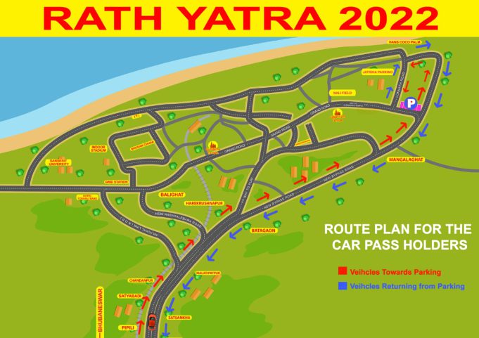Traffic Arrangement For Jatra