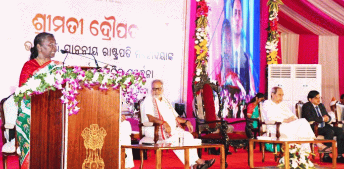 Grand Civic Reception For Prez