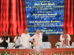 Shah Lauds Odisha, Naveen