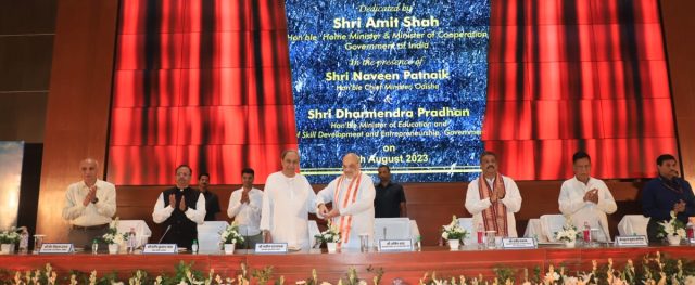 Shah Lauds Odisha, Naveen