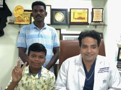 ବାଳକର ଶରୀରରୁ ବାହାରିଲା଼ ସ୍କଲବେସ ଟ୍ୟୁମର