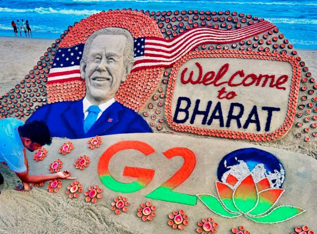 Sand Show For Biden