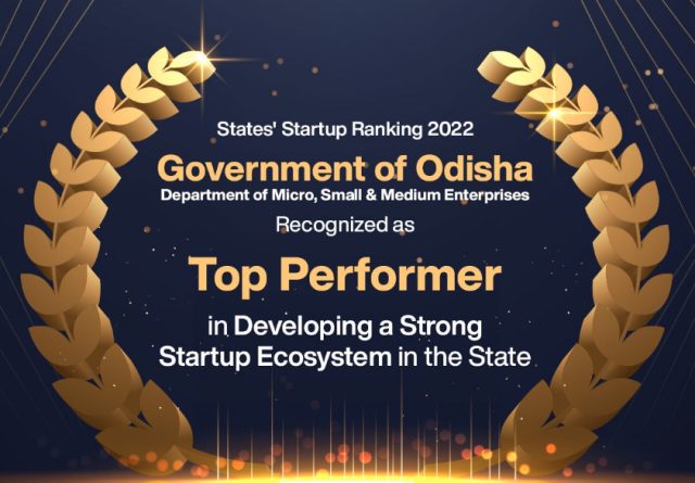 Odisha Startup ‘Top Performer’