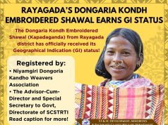 GI Tag For Kondh Shawl