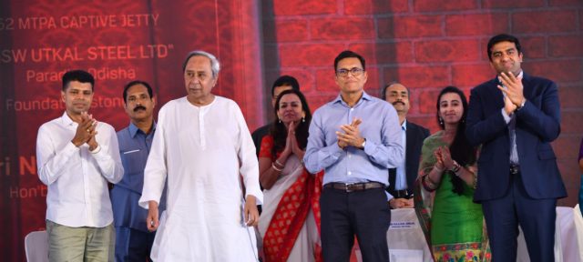 CM Sets Corner Stone For JSW Steel Complex