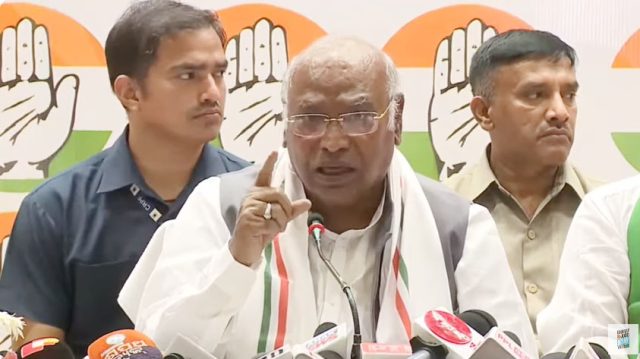 Kharge Slams BJD, BJP