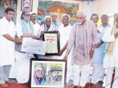କୃଷ୍ଣା ମହାନ୍ତିଙ୍କୁ ରାଷ୍ଟ୍ରୀୟ ଗାନ୍ଧୀ ପୁରସ୍କାର