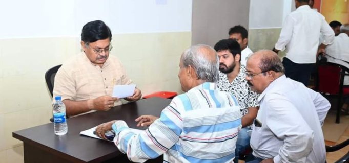 Harichandan Leads Grievance Redress