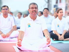 Pradhan Leads Yoga Celebrations