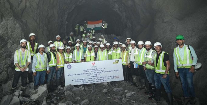 ଖୋର୍ଦ୍ଧା ରୋଡ୍-ବଲାଙ୍ଗୀର ସୁଡଙ୍ଗ କାର୍ଯ୍ୟ ସମାପ୍ତ