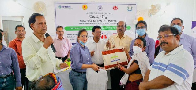 ଯକ୍ଷ୍ମା ରୋଗୀଙ୍କୁ ସହାୟତାର ହାତ ବଢାଇଛି ବେଦାନ୍ତ