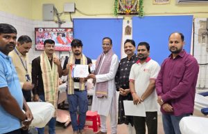 Saswata Mishra Donates Blood