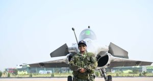 President In Rafale Jet