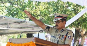 DGP Mishra Leads Unity Parade