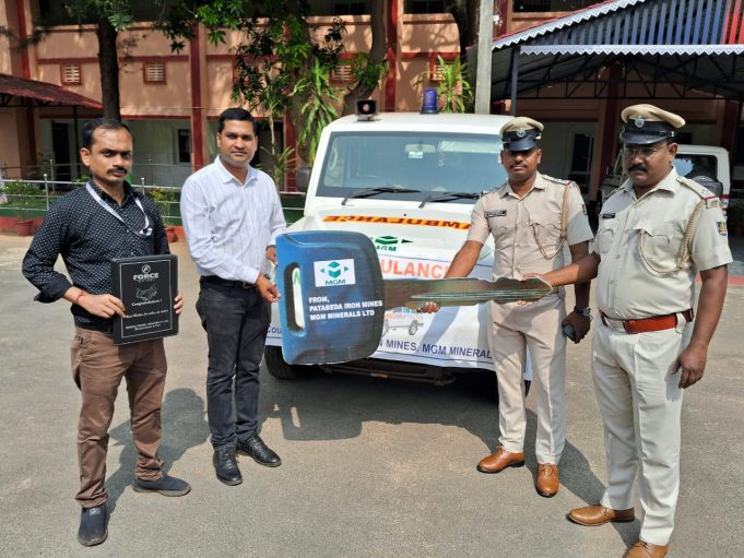 MGM Ambulance Boosts Rourkela Police