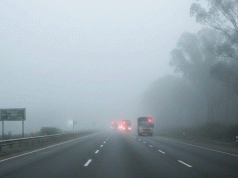Fog Blanket Blocks Highways