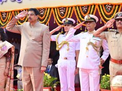 Governor Unfurls Tricolour