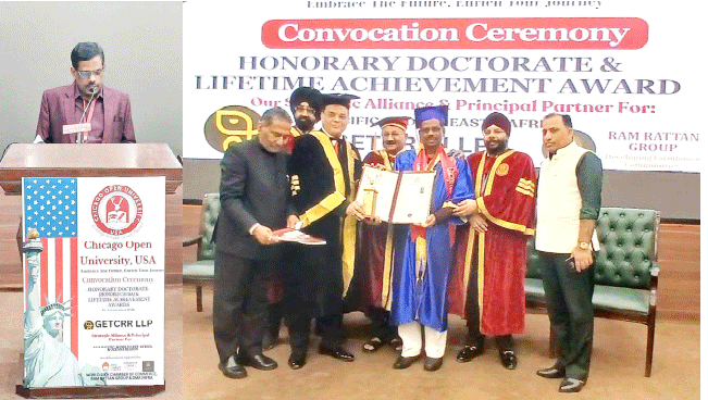 ଅମ୍ବିକା ପ୍ରସାଦ ଦାସଙ୍କୁ ଡକ୍ଟରେଟ