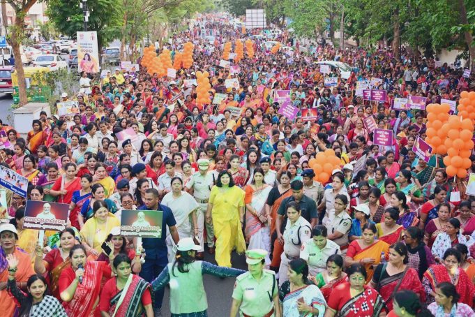 Sarangi Leads Women Empowerment March