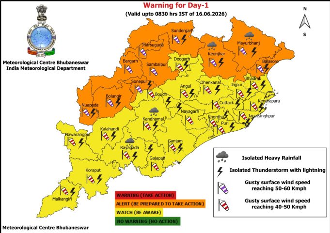 Odisha Weather Turns Unstable