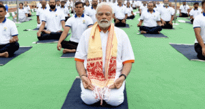 PM Leads Yoga Day