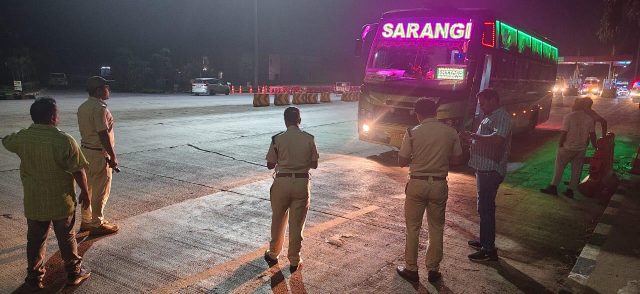 ସ୍ଲିପର୍ ବସ୍ ର କଡାକଡି ଯାଞ୍ଚ