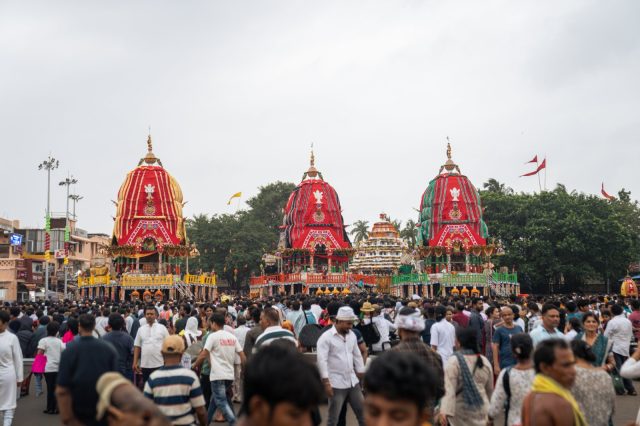 Chariots Reach Shree Gundicha