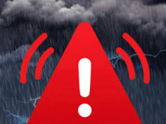 Red Warning For 5 Dists
