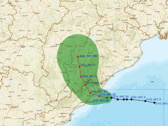 Deep Depression Approaching Odisha Coast