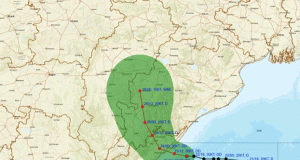 Deep Depression Approaching Odisha Coast