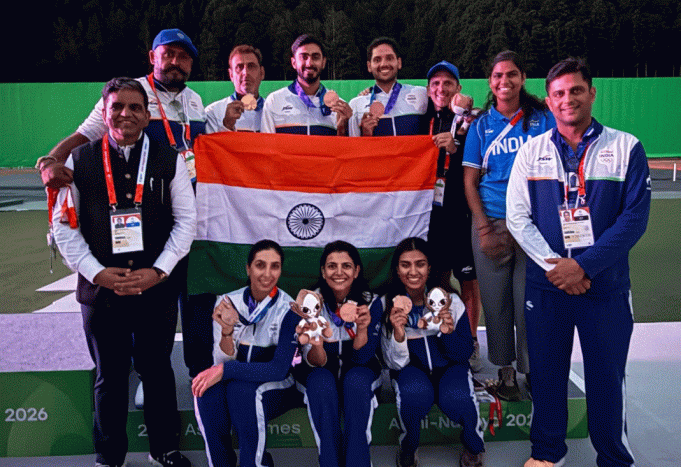 Singh Deo Leads Indian Contingent;7-Medal Flying Start At Asiad