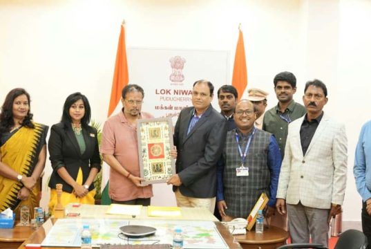 ପୁଡୁଚେରୀ ଉପ ରାଜ୍ୟପାଳଙ୍କୁ ଭେଟିଲେ ଓଡ଼ିଶା ଗଣମାଧ୍ୟମ ପ୍ରତିନିଧି