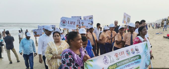 ଏକକ ବ୍ୟବହୃତ ପ୍ଲାଷ୍ଟିକ୍ ବନ୍ଦ ପାଇଁ ସଚେତନତା ଅଭିଯାନ